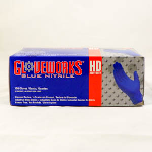Gloveworks HD Royal Blue Nitrile Gloves
